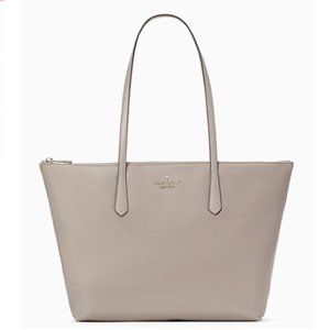 ♠️Kate Spade Kitt Nylon Large Tote Warm Taupe NWT
